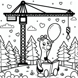 Turmkran im Herbst - #Abendabenteuer #Lesefreude #Herbstzauber #Turmkranerlebnisse