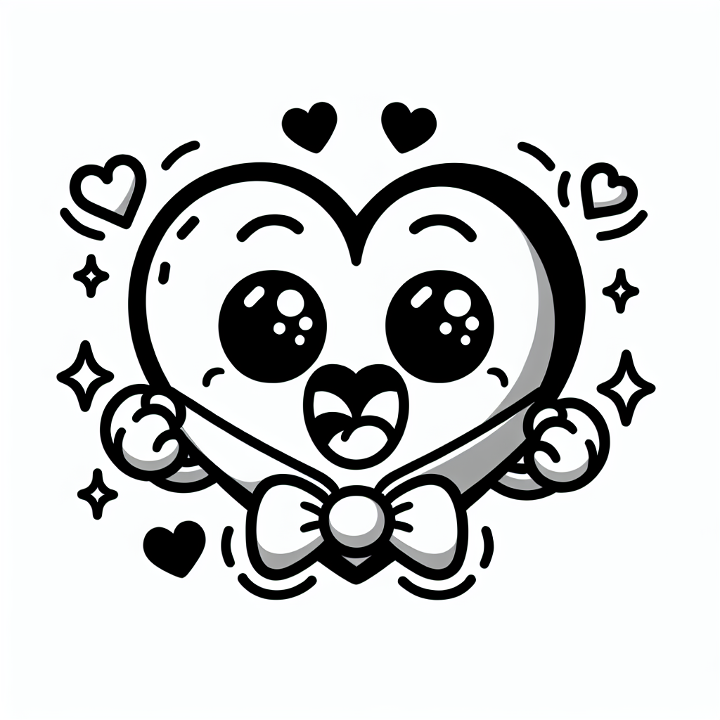 Um das Ausmalbild der fröhlichen Valentinstag-Figur mit Fliege und Herzen besonders schön zu gestalten, kannst du mit verschiedenen Techniken und Farbkombinationen experimentieren. Beginne mit der Figur selbst: Verwende warme, leuchtende Farben wie Rot, Rosa oder Lila für die Fliege, um ein festliches Gefühl zu erzeugen. Für das Gesicht der Figur kannst du sanfte Hauttöne nutzen und die Wangen mit einem Hauch von Rosa für eine verspielte Note betonen.
Die Herzen rund um die Figur bieten die perfekte Gelegenheit, verschiedene Rottöne zu kombinieren. Du kannst jedes Herz in einer anderen Nuance gestalten, um Dynamik ins Bild zu bringen. Alternativ könntest du einen Farbverlauf von Hellrosa zu Dunkelrot ausprobieren, um eine romantische Atmosphäre zu schaffen.
Den Hintergrund kannst du kreativ mit kleinen Zeichnungen von Liebesbriefen, Blumen oder Valentinskarten füllen, die du in Pastelltönen ausmalst. Das verleiht dem Bild Tiefe und erzählt eine kleine Geschichte. Eine weitere Idee ist, ein Geschenk in der Hand der Figur zu malen und es bunt zu gestalten, um einen zusätzlichen Hingucker zu schaffen.
Experimentiere mit Glitzerstiften oder goldenen Akzenten, um dem Bild einen eleganten Schimmer zu verleihen. Diese kleinen Details machen dein Kunstwerk zu etwas Besonderem!