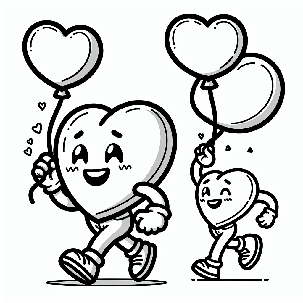 Es war einmal ein freudiges Herz, das den Valentinstag kaum erwarten konnte! Jeden Morgen sprang es aus dem Bett, zog seinen besten Luftballon an - einen roten natürlich - und überlegte, wie es den Tag der Liebe noch bunter gestalten könnte.
Mit einem Schwung seines Ballons schwebte es über die Stadt, um seinen Freunden Freude zu bringen. Als erstes besuchte es die Blumen, die mit ihren bunten Blütenblättern in der Sonne tanzten. "Lasst uns die Liebe verbreiten!", rief das Herz und die Blumen nickten zustimmend. Gemeinsam bastelten sie bunte Karten aus Blütenblättern und Herzensfreude.
Weiter ging es zu einem kleinen Eichhörnchen, das gerade mit einem Liebesbrief kämpfte - der Wind hatte ihn erwischt und er flatterte davon! Doch das Herz war zur Stelle und half, den Brief zurückzuholen. "Jetzt kann ich meinem Schwarm ein Geschenk machen!", jubelte das Eichhörnchen, als es den Brief in den Pfoten hielt.
Am Ende des Tages kehrte das Herz glücklich nach Hause zurück. Es war ein Tag voller Lächeln und bunter Abenteuer!