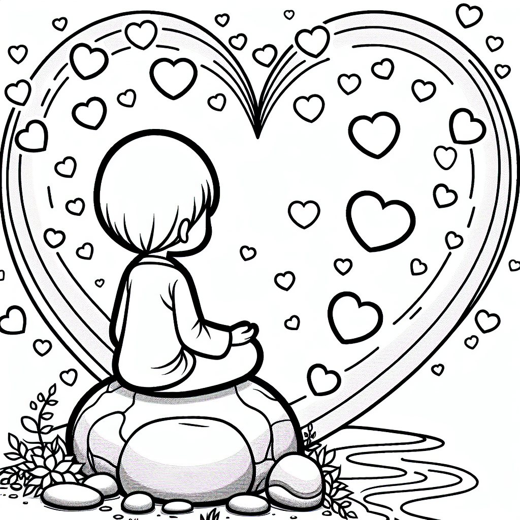 Tauche ein in die zauberhafte Welt des Valentinstags mit diesem wundervollen Ausmalbild! Auf diesem Bild sitzt ein fröhliches Valentinstags-Wesen auf einem großen Felsen, umgeben von vielen kleinen und großen Herzen. Weißt du, dass Herzen das beliebteste Symbol des Valentinstags sind? Sie stehen für Liebe und Freundschaft!
Der Valentinstag wird jedes Jahr am 14. Februar gefeiert. Schon vor vielen Jahren schickten sich Freunde und Verliebte zu diesem Anlass kleine Geschenke, wie Blumen oder Karten mit liebevollen Botschaften. Heute kannst du auch selbst kreativ werden und einen persönlich gestalteten Liebesbrief schreiben oder ein schönes Geschenk basteln.
Während du die klaren schwarzen Linien des Ausmalbilds mit bunten Farben füllst, kannst du dir überlegen, wem du an diesem besonderen Tag eine Freude machen möchtest. Deiner Fantasie sind keine Grenzen gesetzt - wie wäre es mit Blumen in den Farben des Regenbogens oder Herzen, die in allen Lieblingsfarben leuchten?
Viel Spaß beim Ausmalen und Gestalten - und denk daran, dass der Valentinstag nicht nur für Verliebte ist, sondern für alle, die ein bisschen Liebe und Freundschaft in die Welt bringen möchten!