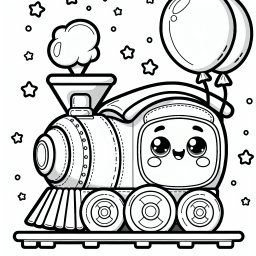 Ballon-Express – Tags: #Freundschaft #Abenteuer #ZugSpaß #Bimmelbahn #LuftballonAbenteuer