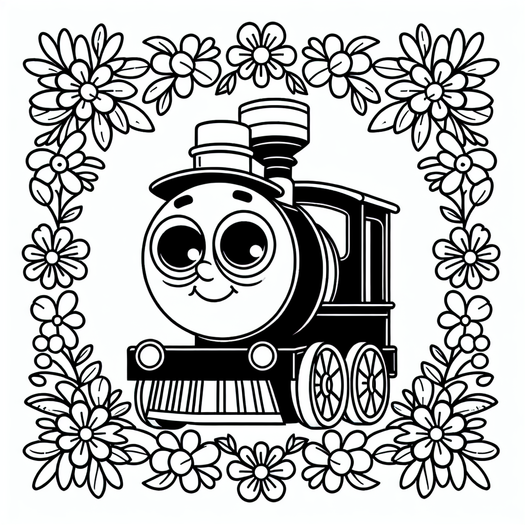 Willkommen, kleine Künstler! Hier haben wir ein ganz besonderes Ausmalbild für euch: einen neugierigen Zug, der mit einer coolen Mütze geschmückt ist. Im Hintergrund kannst du schöne Blumen sehen, die nur darauf warten, mit Farbe zum Leben erweckt zu werden. Der Zug selbst, bestehend aus einer fröhlichen Lokomotive und ihren Waggons, steht stolz auf den Schienen und lädt euch ein, eurer Fantasie freien Lauf zu lassen.
Liebe Eltern, dieses Ausmalbild bietet eine wunderbare Gelegenheit, die Kreativität eurer Kinder zu fördern. Ermutigt eure Kleinen, verschiedene Farbkombinationen auszuprobieren und vielleicht auch eigene Geschichten zu dem Zugabenteuer zu erfinden. Ihr könnt gemeinsam darüber sprechen, wie der Zug in den Bahnhof einfährt oder wie er an einem Signal hält - lasst eurer Fantasie freien Lauf. Große Flächen und klare Linien machen es auch jüngeren Kindern leicht, die Farben innerhalb der Linien zu halten, was ihr Selbstvertrauen stärkt.
Der kreative Prozess des Ausmalens unterstützt nicht nur die Feinmotorik, sondern auch die Vorstellungskraft. Vielleicht möchten eure Kinder ihren eigenen Zug entwerfen oder sich überlegen, wohin die Reise gehen könnte. Viel Spaß beim Entdecken und Ausmalen!