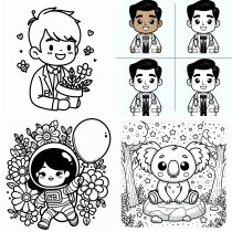 PDF-Themenheft: Ausmalheft: Berufe – Vorschau